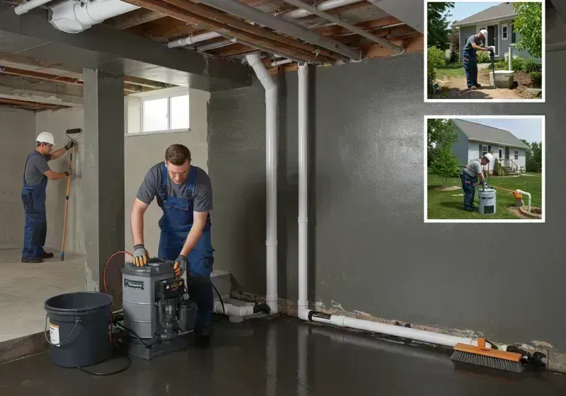 Basement Waterproofing and Flood Prevention process in Larkfield-Wikiup, CA